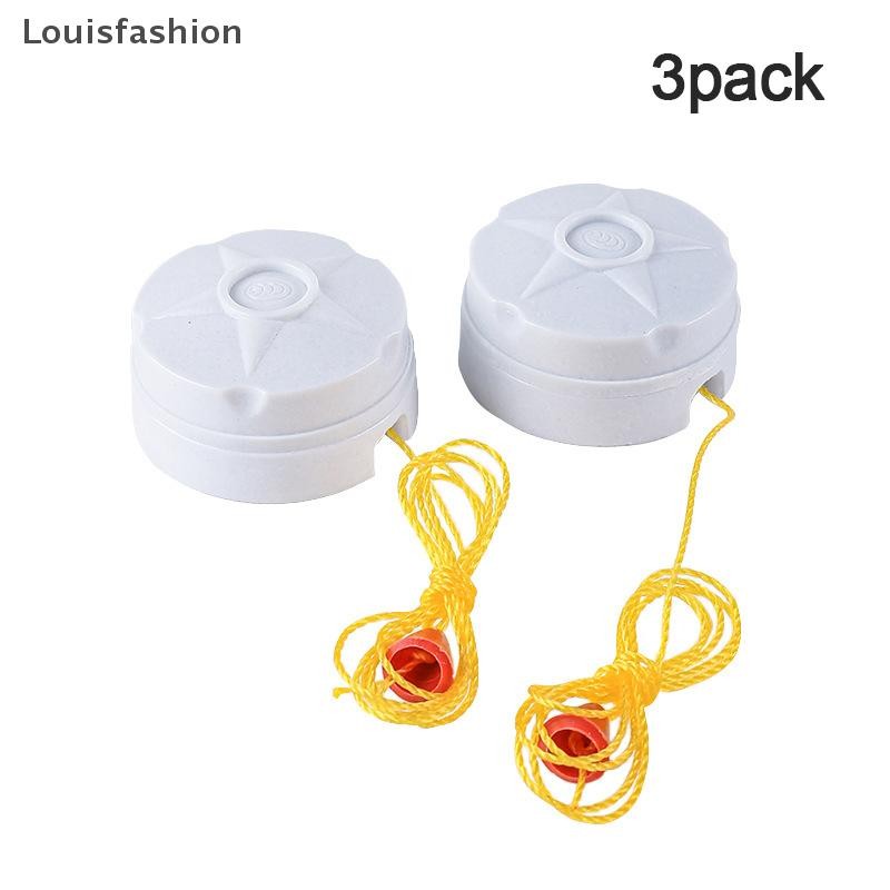 LFPH 3PCS 250V 6A Ceiling Fan Lamp Wall Light Pull Chain Cord Switch