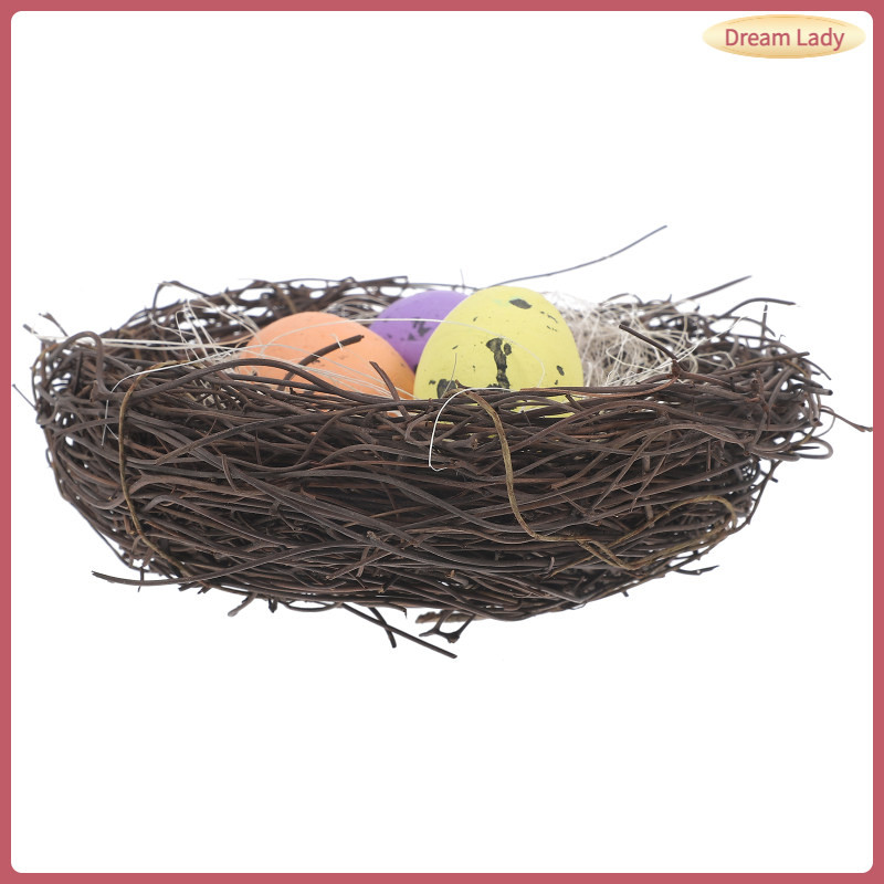 Eggs Simulated Bird's Nest Easter Wedding Artificial With Ornament