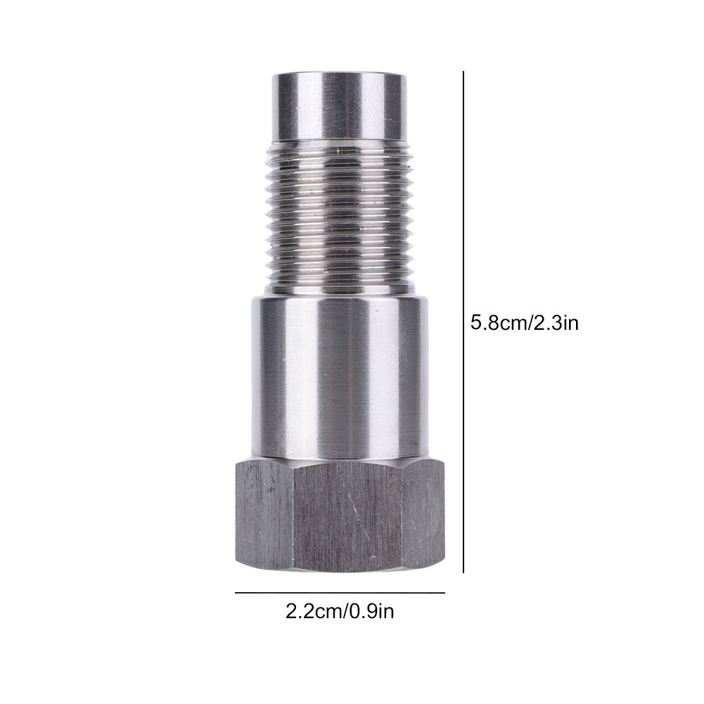 M18x1.5 Oxygen Sensor Spacer Adapter Check Engine Light Mini Catalytic