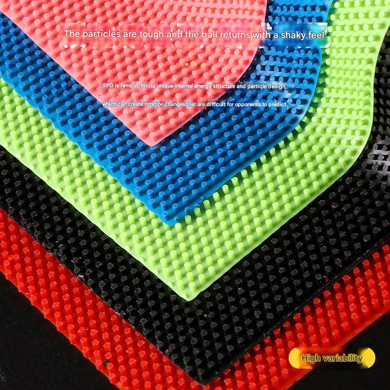 SPD Colorful Extra-Long Pips Table Tennis Rubber OX Super Long Textured ...