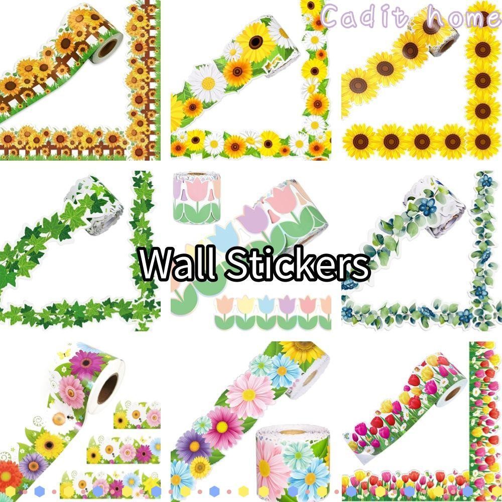 CADIT Chalkboard Bulletin Board Border, Self Adhesive Paper Border ...