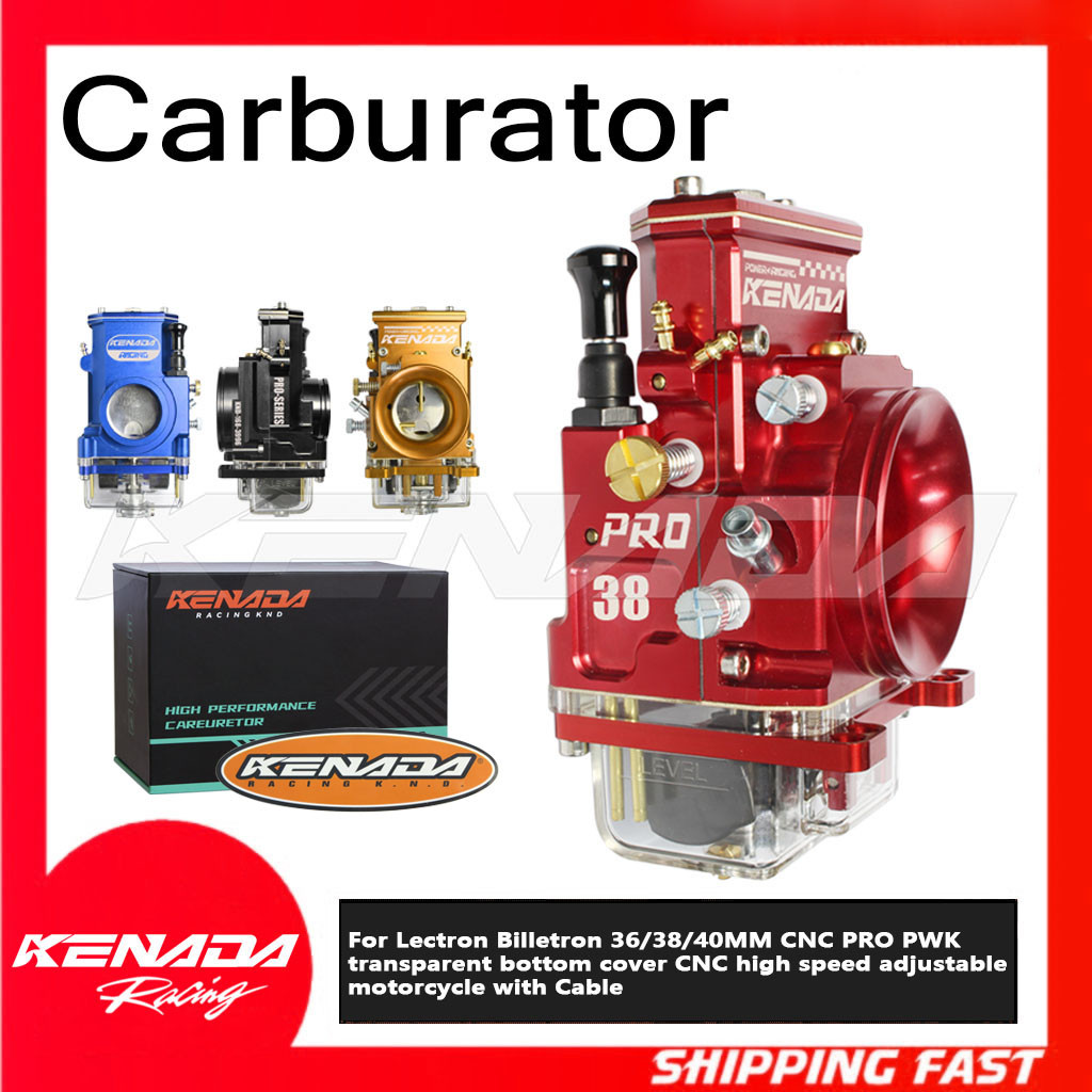 Carburetor Lectron Billetron 36/38/40MM CNC PRO PWK transparent bottom ...