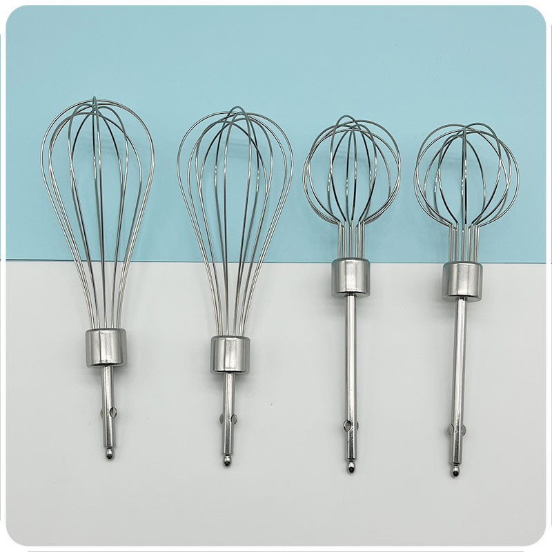 2Pcs Stainless Steel Electric Egg Beater Whisk Replacement Head 12 Wire ...