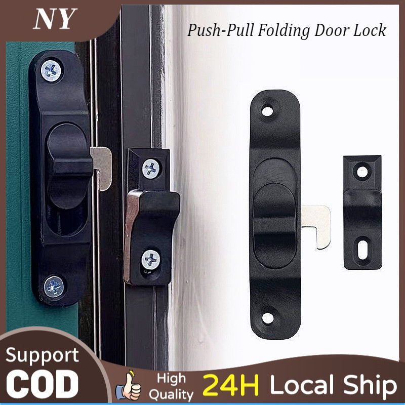Sliding Plastic Push-Pull Folding Door Lock Latch Sliding Door Screen ...