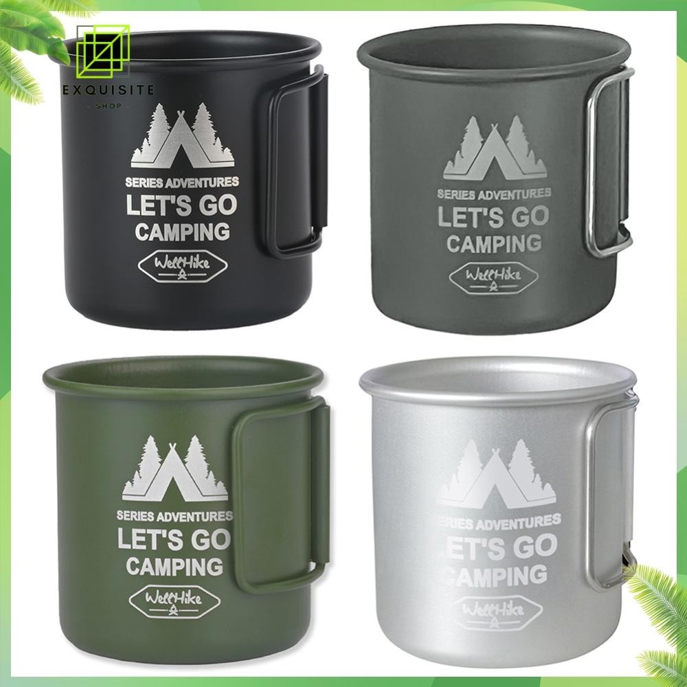 thumbnail image 2 of Lifeventure Titanium Mug With Folding Handle - Ultra Lightweight Cup Ideal For Camping Or Travel 2 of 14