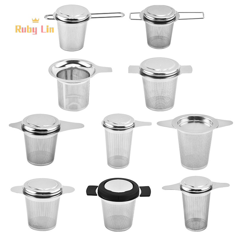 Ruby Lin 304 Stainless Steel Tea Strainer Reusable Tea Drain Tea ...