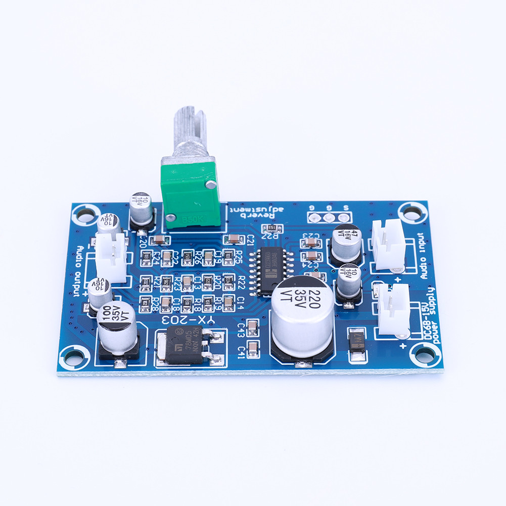 PT2399 Microphone Reverberation Board M65831 Mono Amplifier Preamp ...