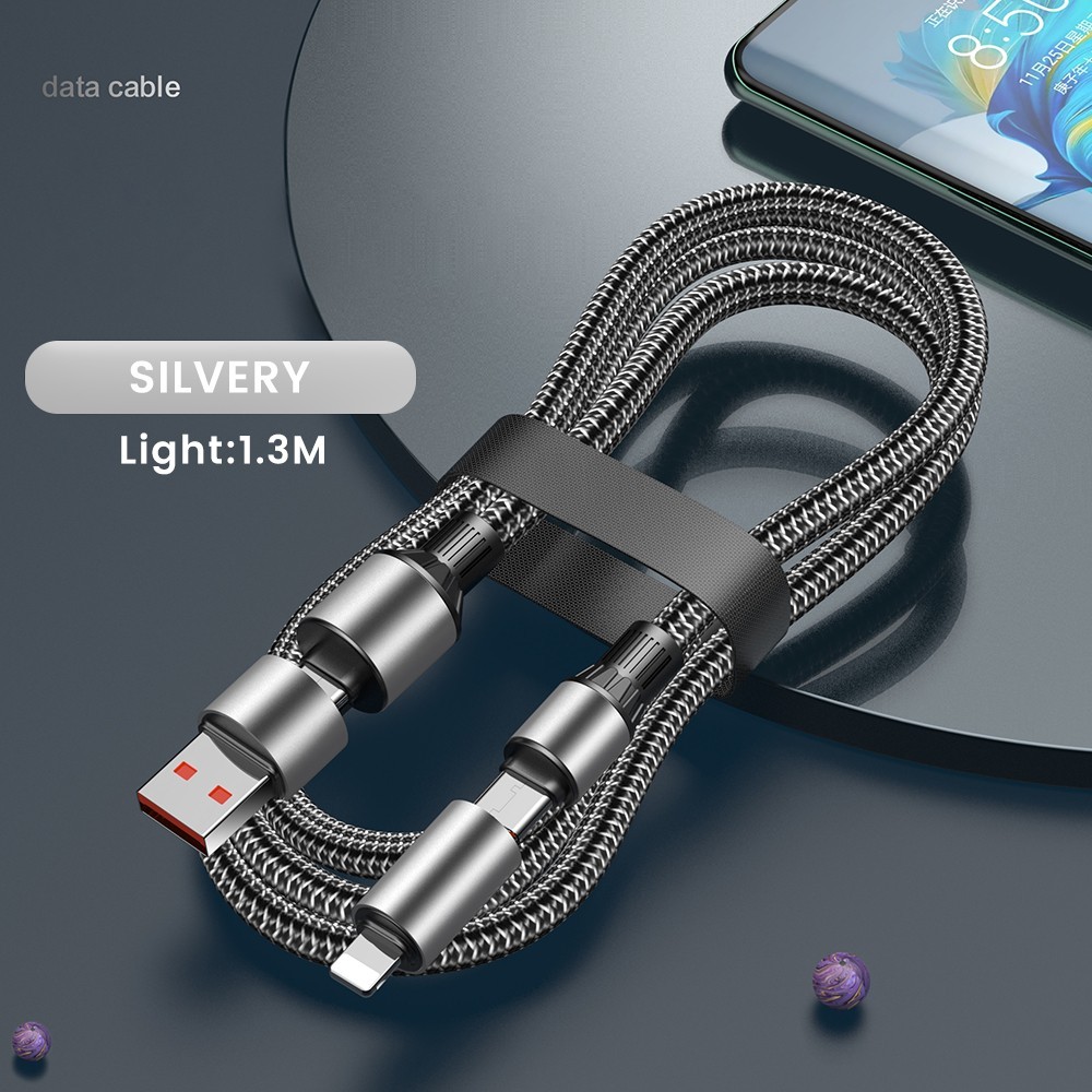 Twitch 4 in 1 100W Fast Charging Type C to Type C/lIS Cable USB To Type ...