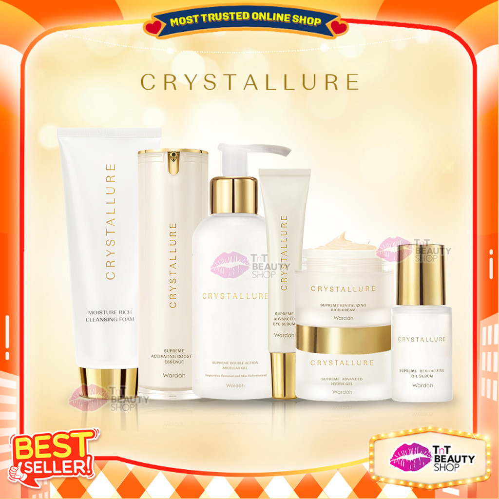 Crystallure Supreme SERIES Revitalizing Rich Cream Revitalizing Oil Serum Activating