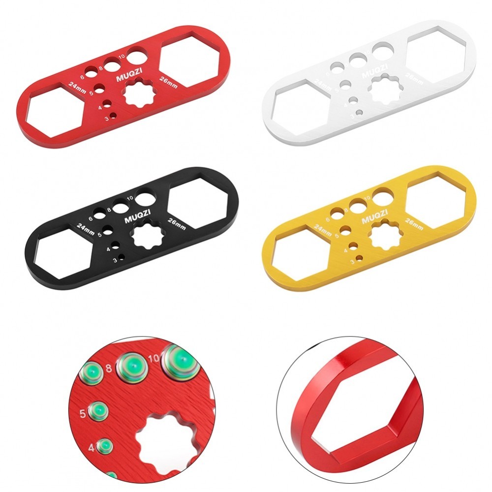 MOTORLANDPH NEW>>Bicycle Front Shoulder Cover Wrench Anodic Oxidation