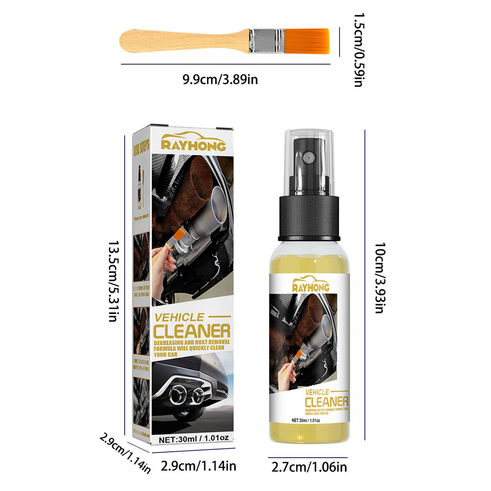 Powerful Rust Remover Spray 30ml Car Chassis Rust Converter Spray Rust ...