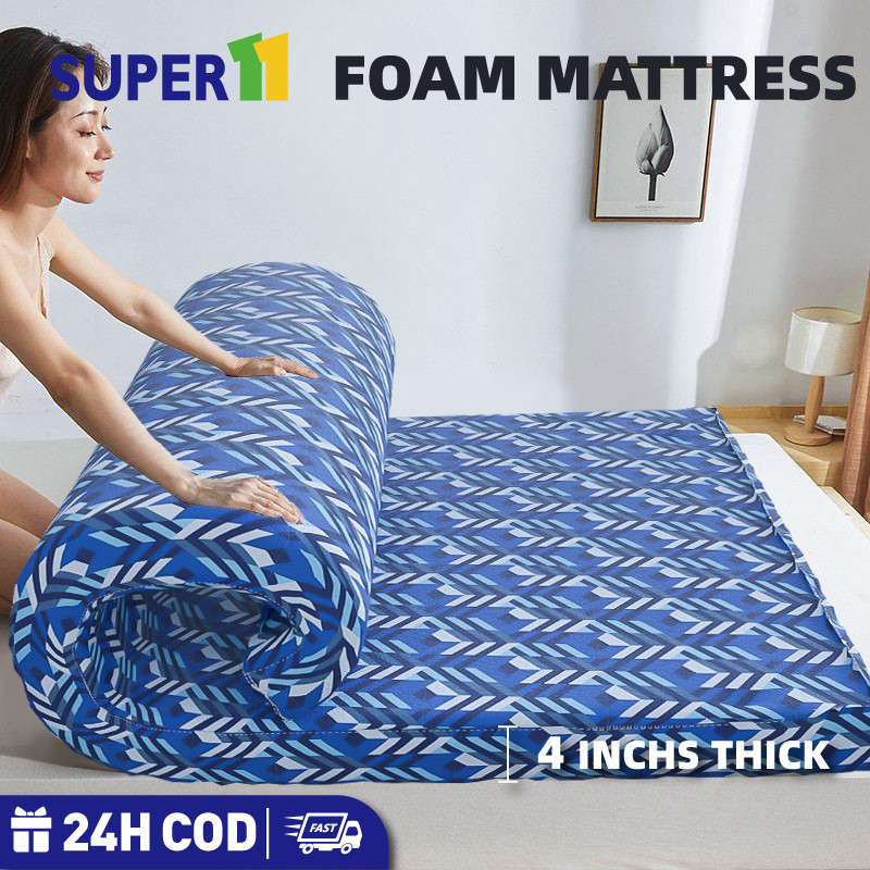 Datuba new bed foam mattress single/double size makapal mattress foam