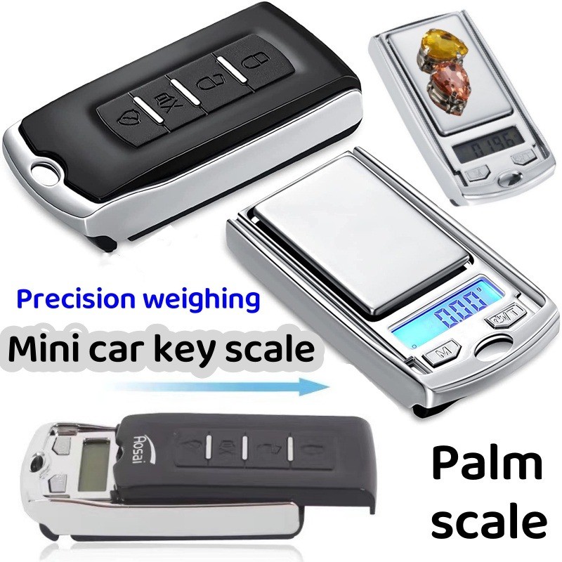 Mini Car Key Shape Electronic Scale Pocket Digital Scale Ultra Accurate ...
