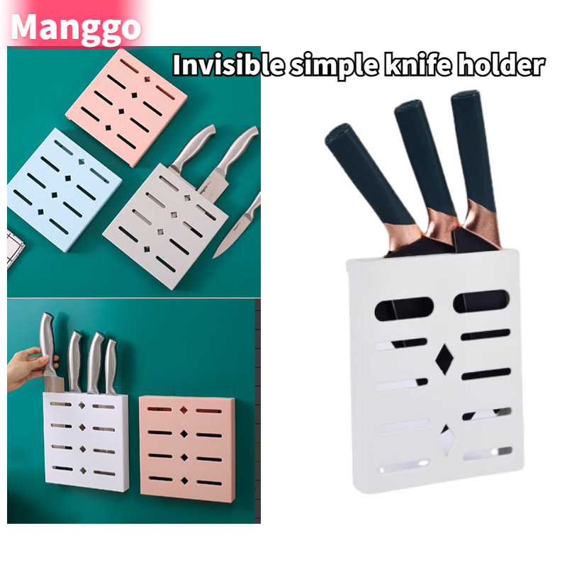 Knife Shelf Kitchen Wall Hanging Knife Rack Knife Storage Rack Knife ...
