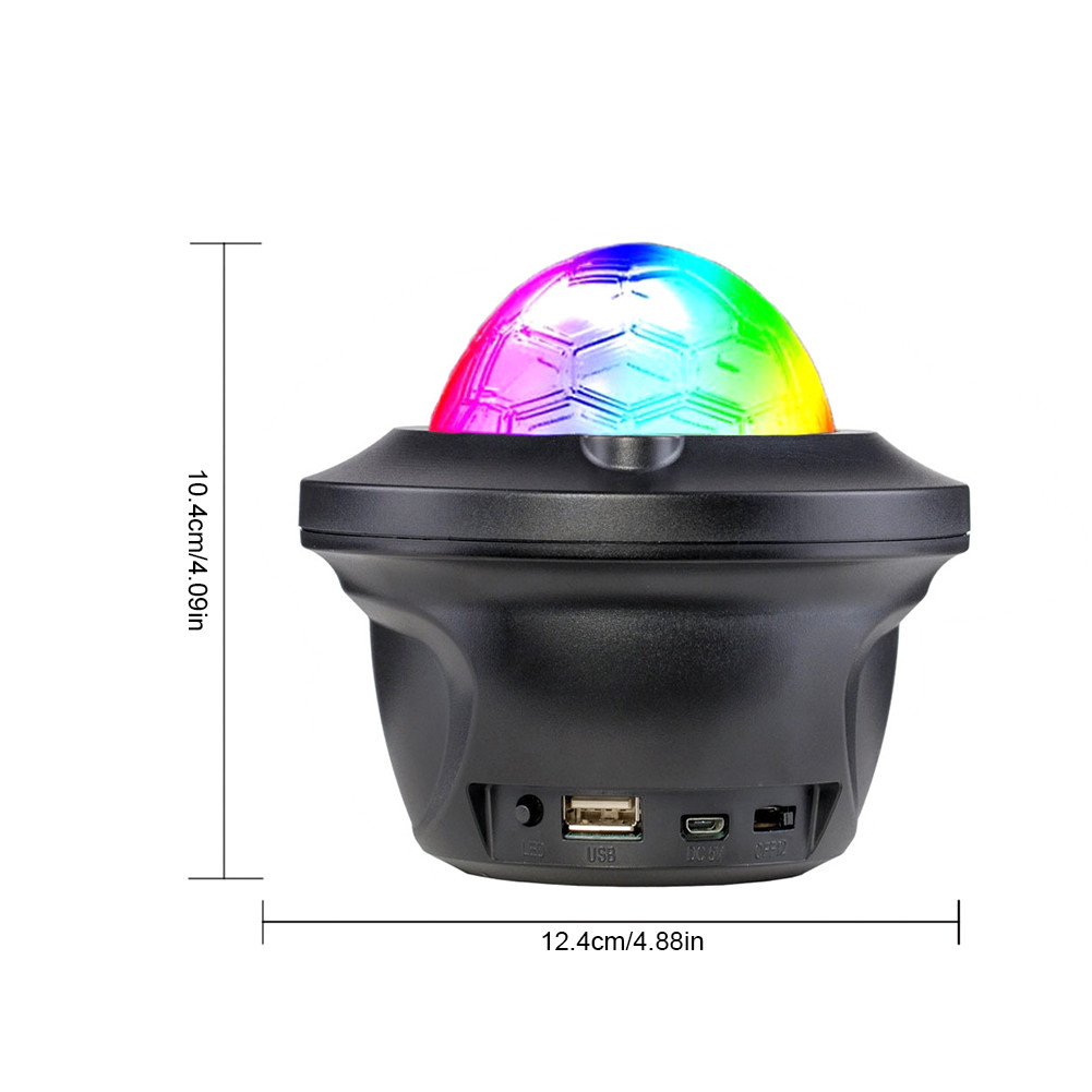 LED Smart Galaxy Star Projector Night Light with Remote Control