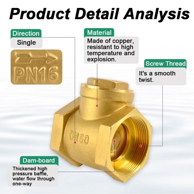 PPR Brass Union Swing Valve Check Valve Spring Vertical Pump Valves ...