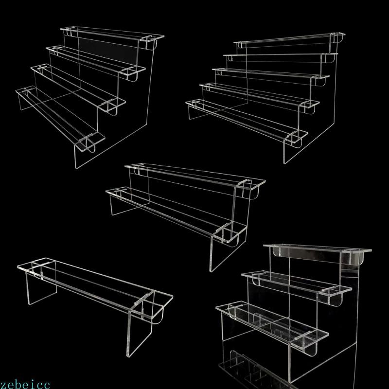 zebeicc Transparent Acrylic Exhibit Rack Stand Figurines Showcase ...