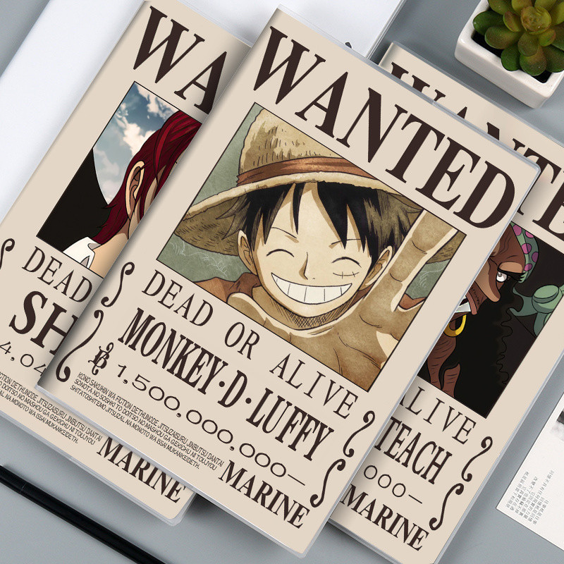 Oriental Selection#One Piece Wanted Notebook Thick Book A5Simple ...