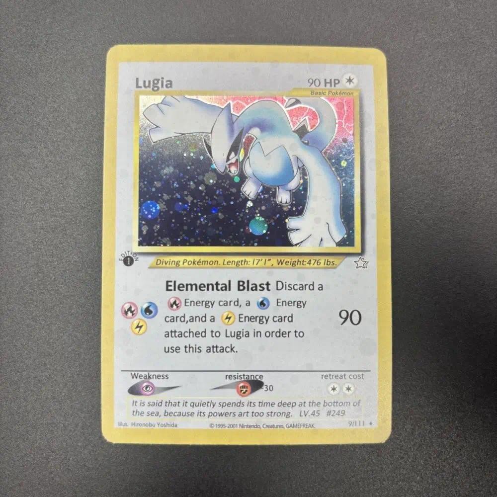 DIY PTCG Collection Cards 2000 NEO GENESIS LUGIA 1ST EDITION Self Made  Single Card Classic Game Anime Cards Toy | Shopee Philippines