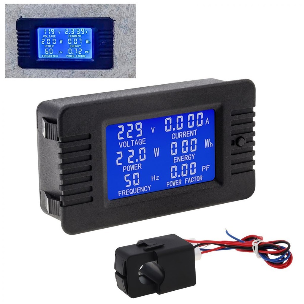 6 In 1 AC 80-260V 100A LCD Display Upgrade Connector Multi-Function ...