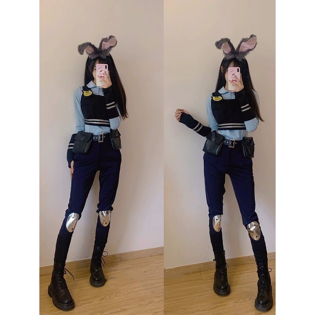 Rabbit Police Officer Crazy Zootopia cos full set of cosplay Rabbit ...