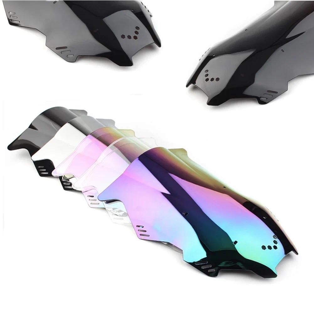 Motorcycle Windshield Double Bubble WindScreen Visor Fairing Deflector ...