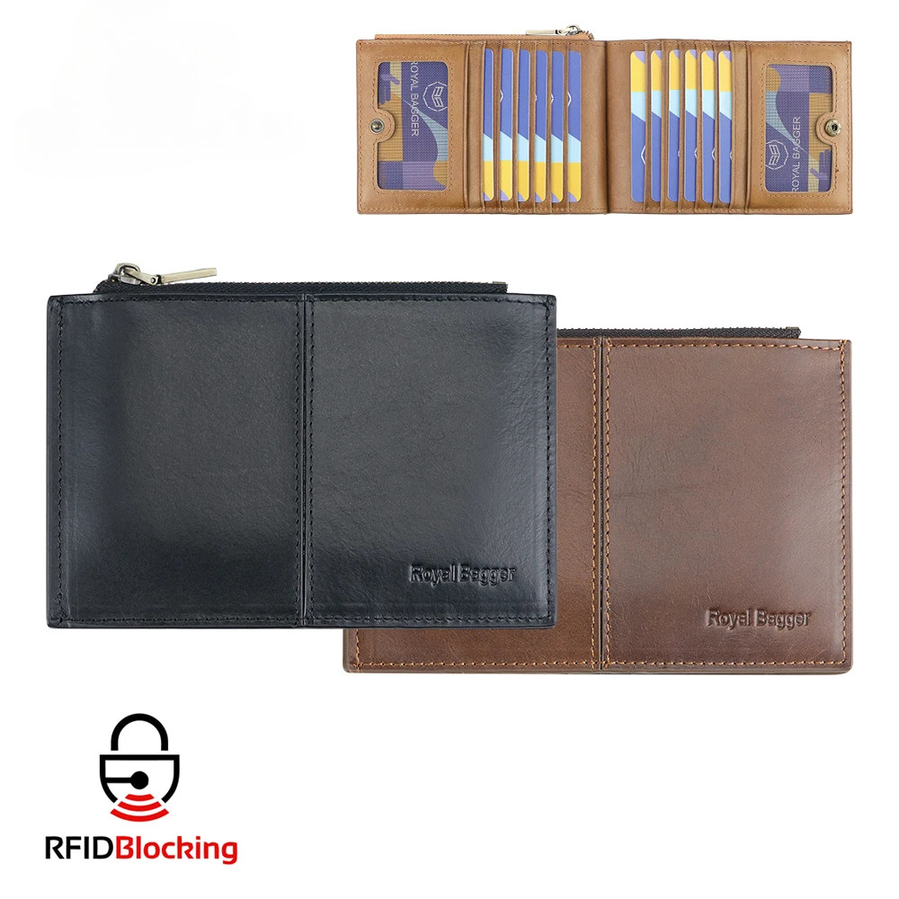 BORSA PER MONETE in pelle poliuretano multi-carta slot card borsa alla