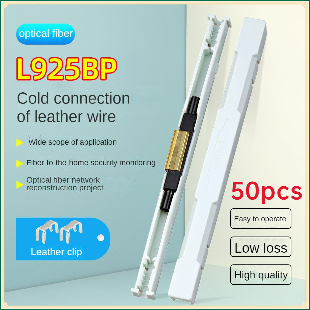 50PCS Fast Connector Bare Optical Fiber Cold Connector Drop Cable ...