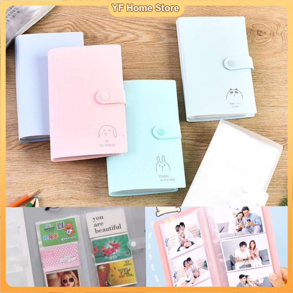 YF Home Photo Card Album Large Capacity Card Holder Photocard Book ...