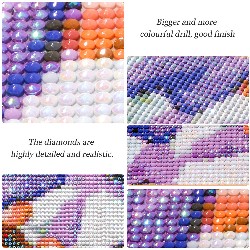 5D DIY Full Round Drill Partial AB Diamond Painting Maleficent Art