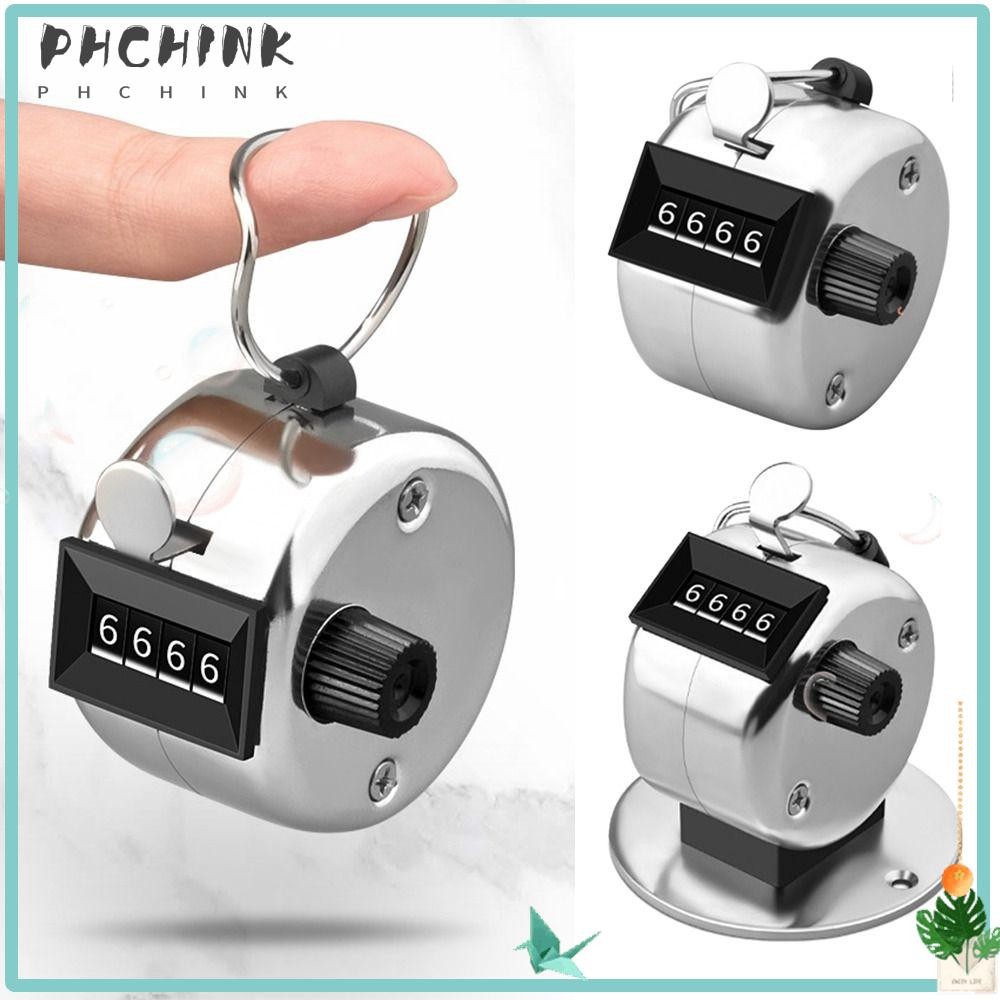 CHINK Mechanical Counter, 4 Digit Number Metal Manual Counting, Sport ...