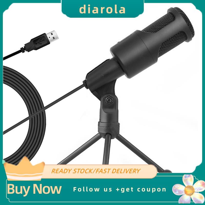 【diarola】PC USB Microphone, Podcast Condenser Microphone with Foldable ...