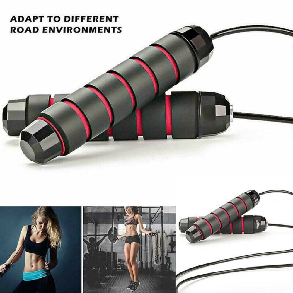 Fitness Heavy Jump Rope Crossfit Weighted Battle Skipping Ropes Power ...