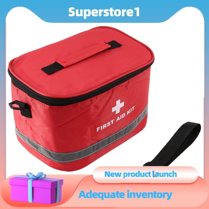 Outdoor First Aid Kit Sports Camping Bag Home Emergency Survival ...