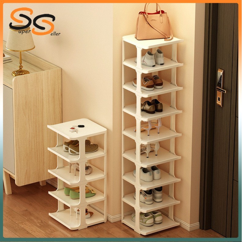 DIY Shoe Rack Organizer Shoe Cabinet Stackable Shoes Storage Space ...