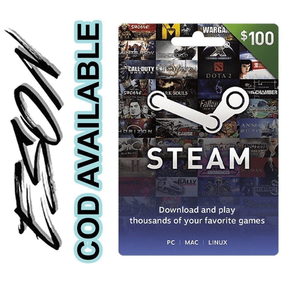 Steam Wallet Code for US (20, 50, 100 USD) Fast
