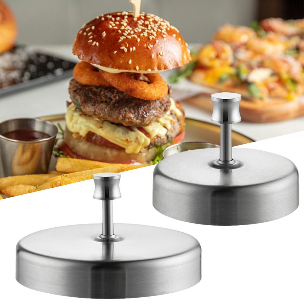 SPEAKER1 Stainless Steel Nonstick Burger Press Hamburger Patty Maker