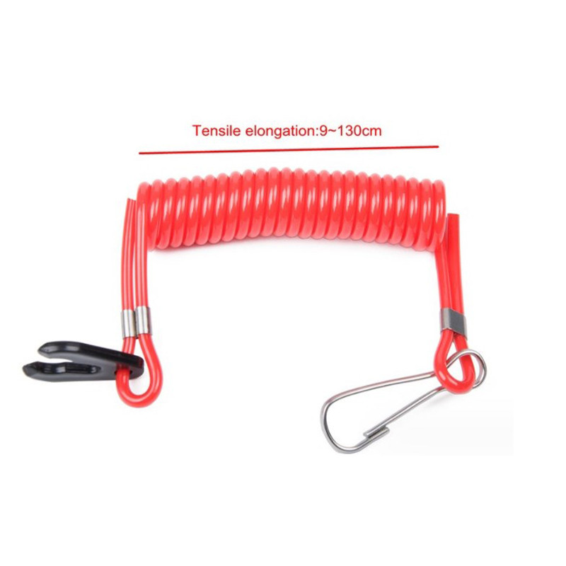 JCAAAP Marine Outboard Engine Boat Motor Kill Stop Switch For Jet Ski 2