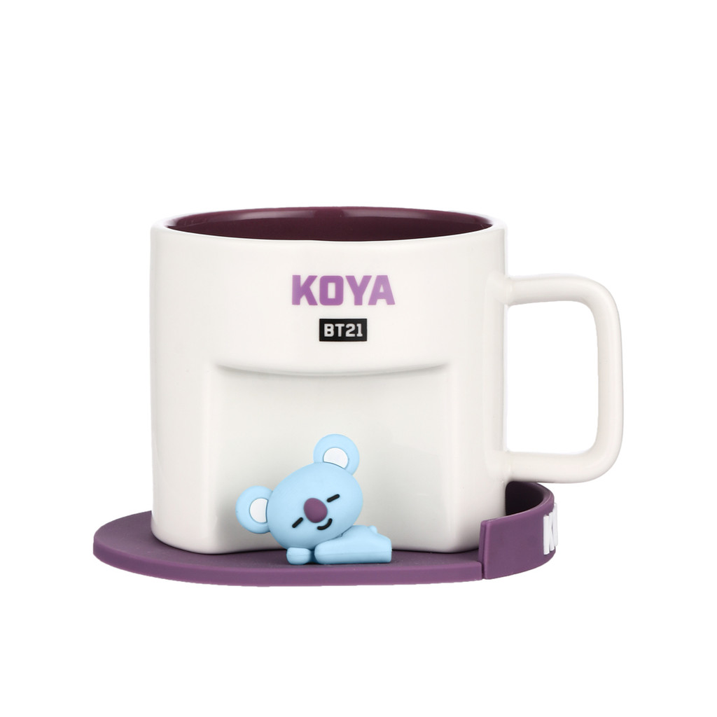 BTS BT21 Official BABY Silicone Coaster Mug Cup Tumbler Stand