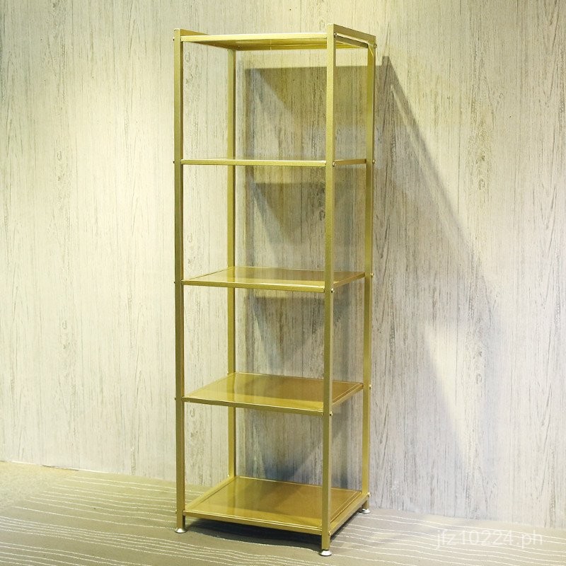 Storage Rack Clothing Store Display Rack Gold Storage Rack Multi-layer ...