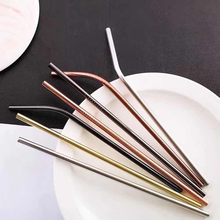 Reusable 304 Stainless Steel Straw Creative Straw Environmentally ...