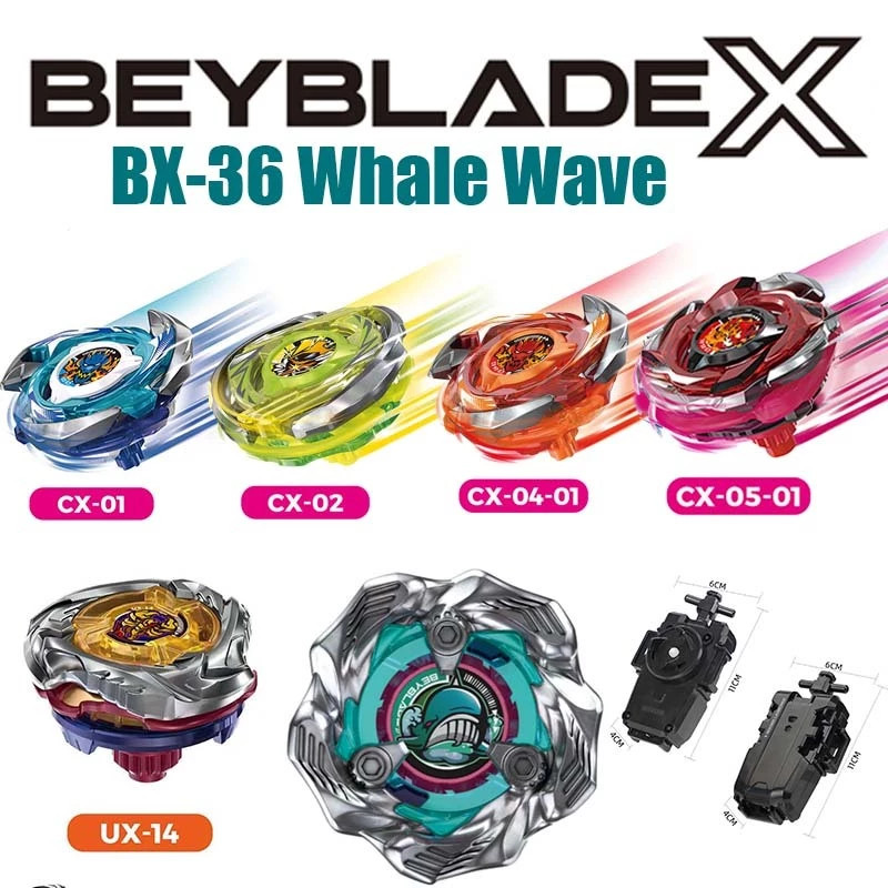 CX Beyblade X UX-14 Takara Tomy BX-23 Phoenix Wing BX-36 Whale