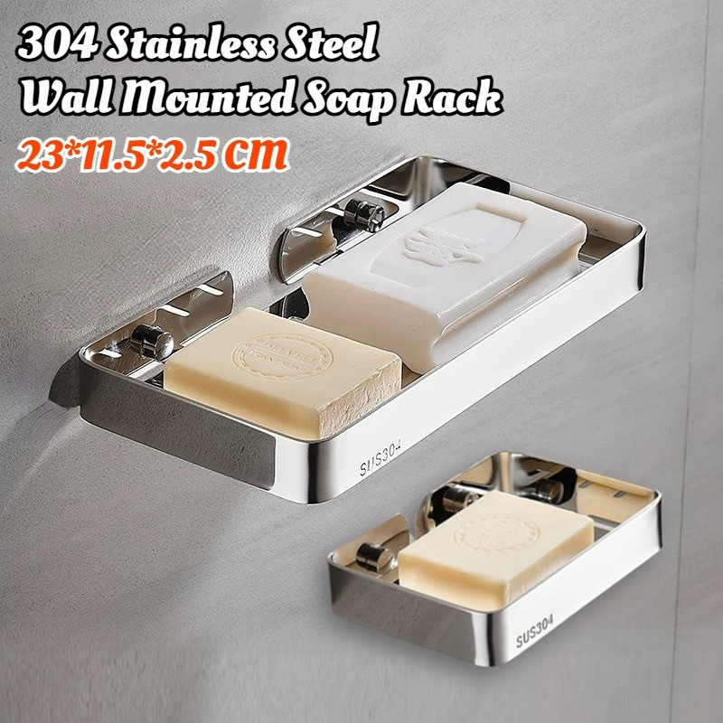 304 Stainless Steel Soap Holder for Bathroom Soap Holder Organizer Soap ...