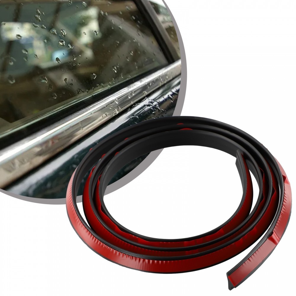 Seal Strip Car Black Moulding Auto Front Wind Deflector 1.8M Universal ...