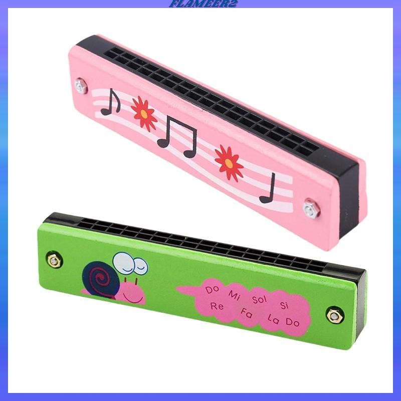 [Flameer2] 16 Holes Harmonica Mouth Organ, Cartoon Harmonica Musical ...