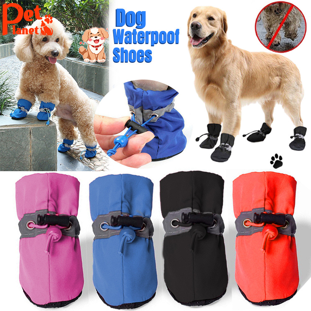 Shoes For Dogs Dog Anti Slip Boots 4Pcs Dog Boots Shoes Puppy - Main Image