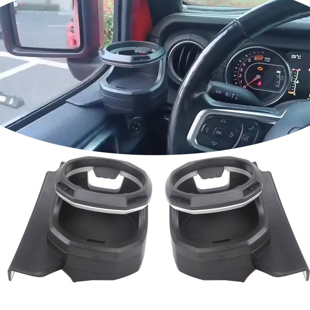 Right and Left Cup Holder For Jeep For Wrangler JL For