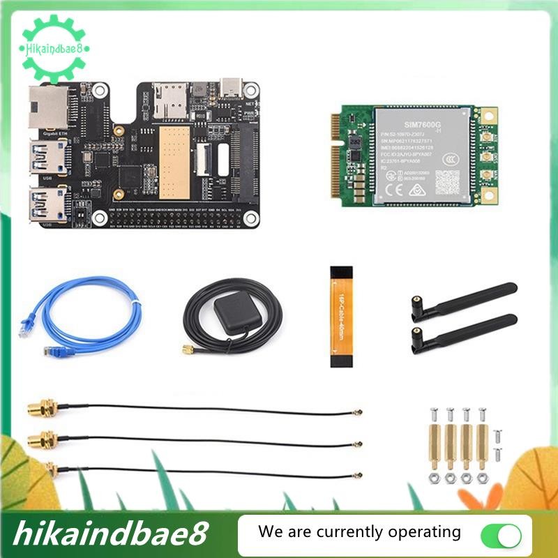 [hIkAi] For Raspberry Pi 5 PCIe to MiniPCIe 4G Gigabit Ethernet RJ45 ...