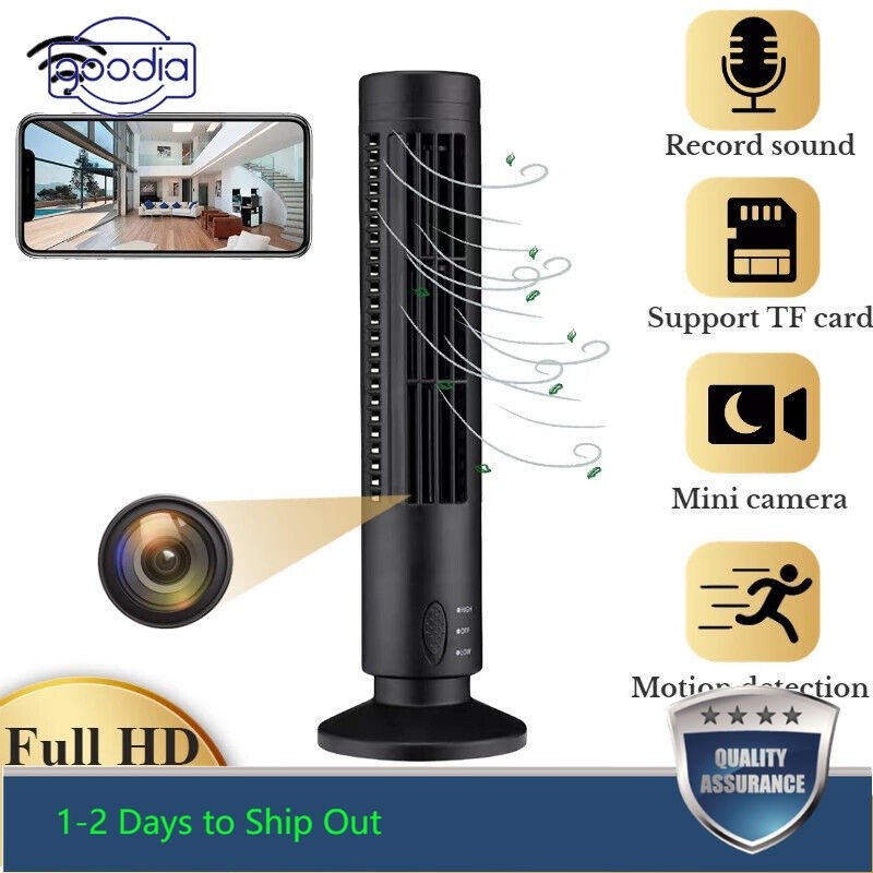 Mini USB Fan Camera WiFi HD1080P IP Wet Monitor Hidden Camera, Mini ...