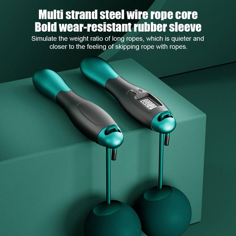 Electronic Dual-purpose Skipping Rope Intelligent Counting Wire Rope ...